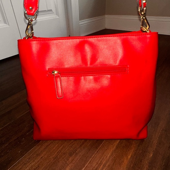 Liz Claiborne Vibrant Red Shoulder Bag - Picture 6 of 15